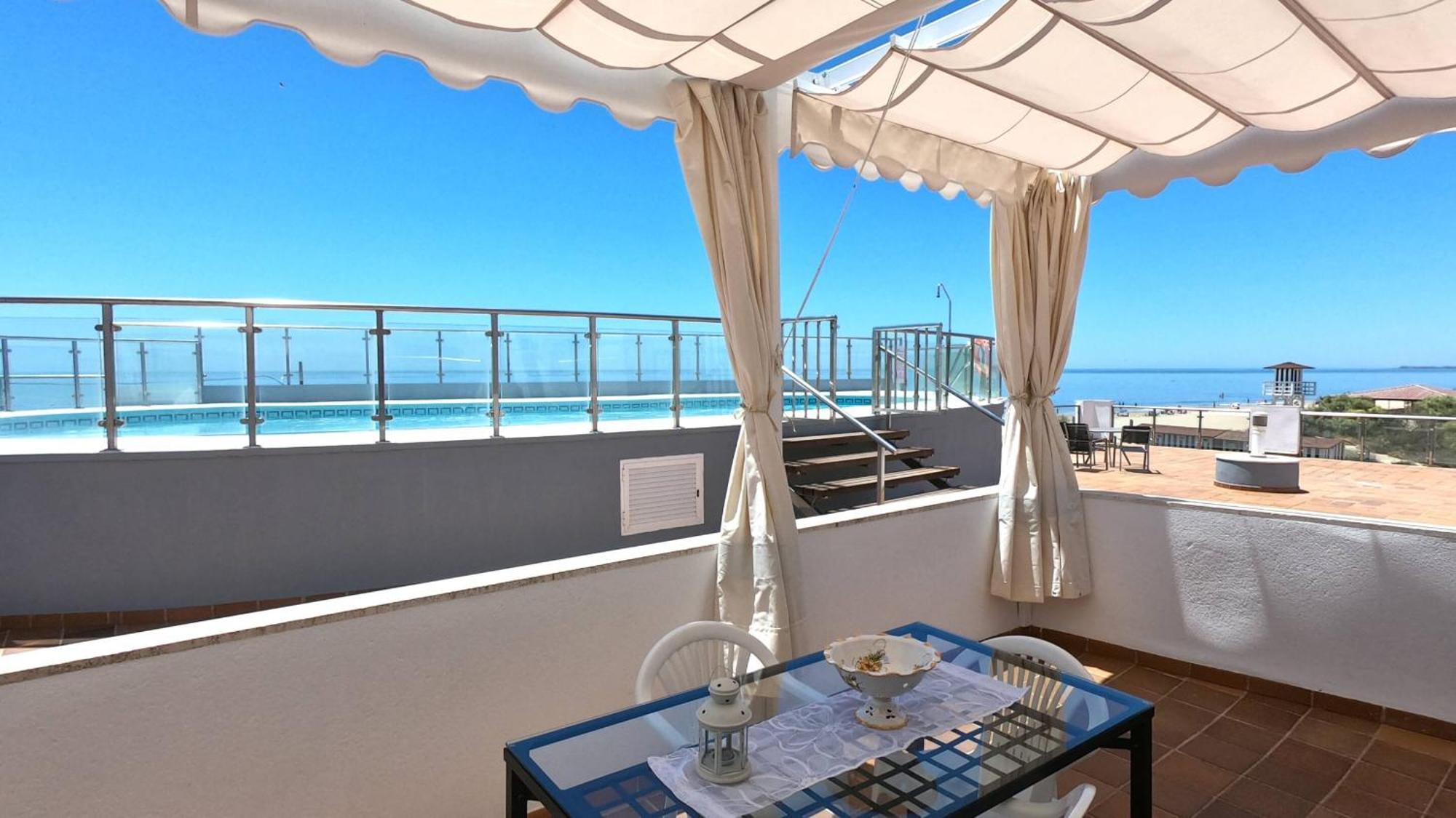 islantilla vistas al mar 1 linea, piscina, parking, wifi Exterior foto