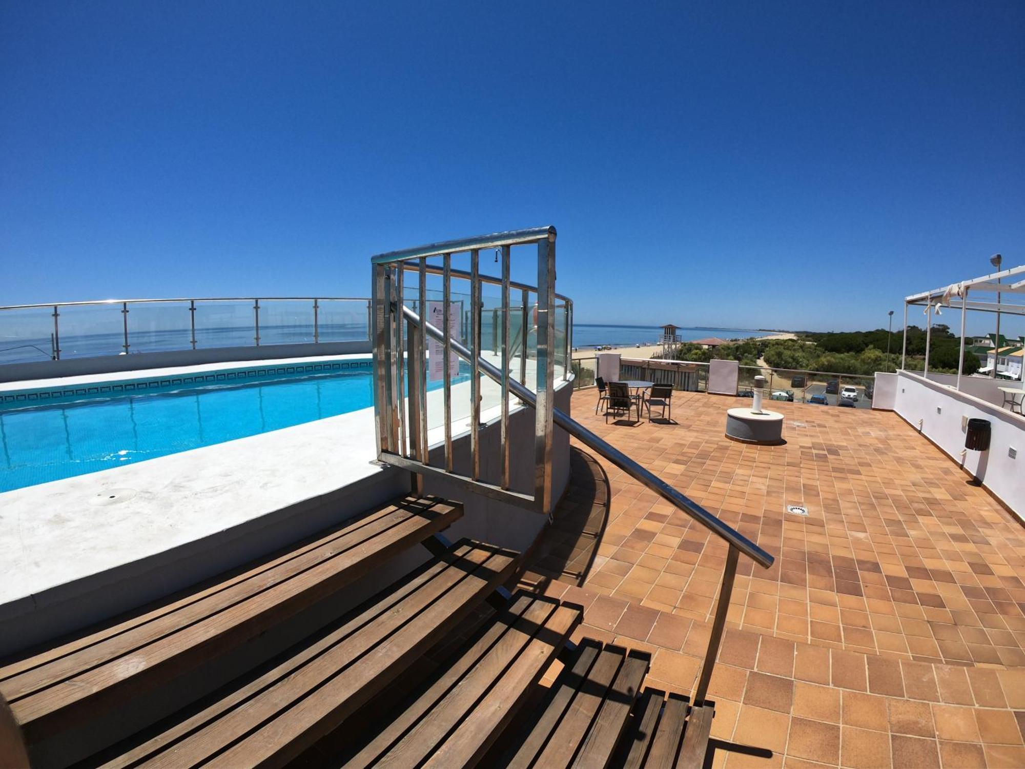 islantilla vistas al mar 1 linea, piscina, parking, wifi Exterior foto
